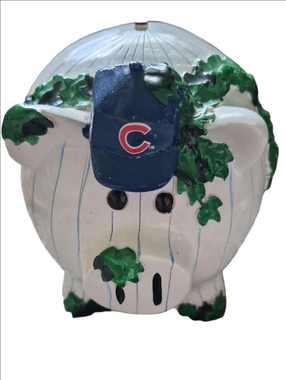 Blue & White Ceramic Piggy Bank